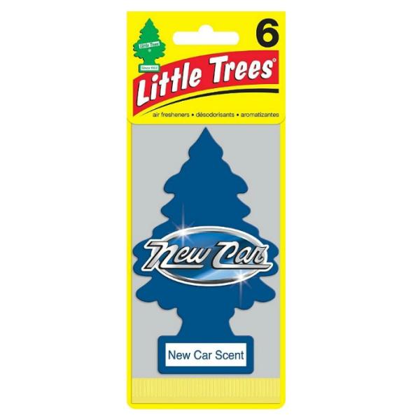 リトルツリー エアフレッシュナー Little Trees ニューカー New Car USDM 6枚パック