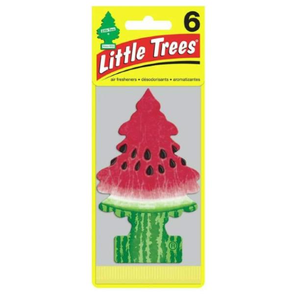リトルツリー エアフレッシュナー Little Trees ウォーターメロン Watarmelon 6枚パック