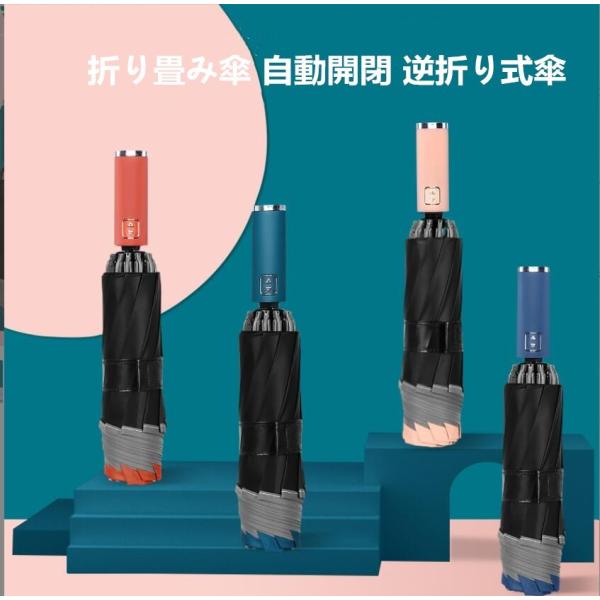 折り畳み傘 自動開閉 逆折り式傘 長傘 日傘 晴雨傘 8本骨 ワンタッチ シンプル 濡れない 晴雨兼用 遮光 遮熱 耐風 軽量 収納ポーチ付き Dejapan Bid And Buy Japan With 0 Commission