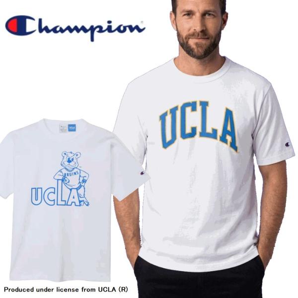 Champion チャンピオン MADE IN USA UCLA ショートスリーブTシャツ アメリカ製 T1011 ティーテンイレブン ヘビーウェイト 肉厚 C5-D301 熊クマ カリフォルニア
