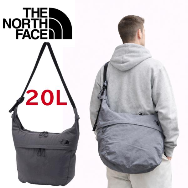 THE NORTH FACE ザノースフェイス MENOW WEEKENDER メノウウィークエンダー ショルダーバッグ NM72623 ブラック グレー 20L 軽量 丈夫 リップストップ