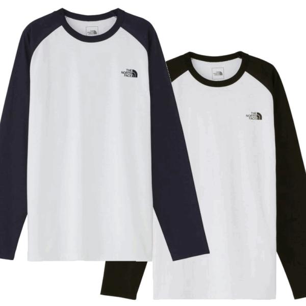 THE NORTH FACE ザノースフェイス ロングスリーブベースボールヌプシＴシャツ NT82386 メンズ 長袖 ロンＴ ロンティー ホワイト ブラック ネイビー ラグラン