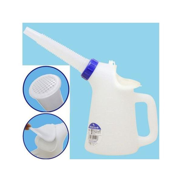 他サイト： 【メーカー直送】az-oil 作業場工具 オイルジョッキ 1L フタ＆こし網付 AZオイルの商品画像