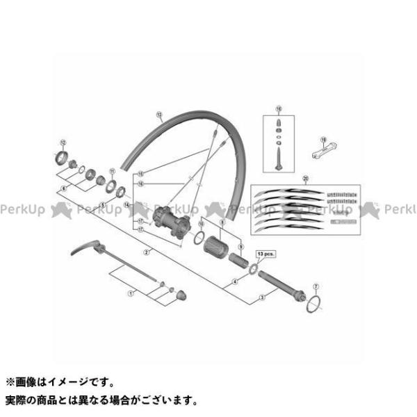 SHIMANO �p�[�c Y0E898020 WH-RS500TL ���A �N�C�b�N�g 168 �V�}�m�i���]�ԁj