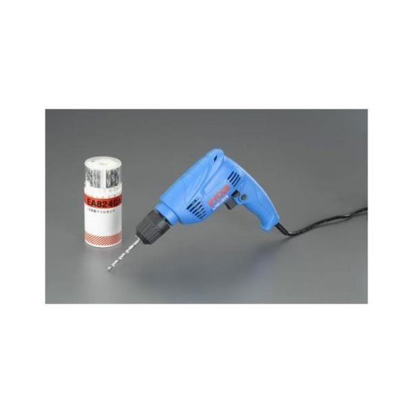 ESCO 電動工具 10mm/240W 無段変速・電気ドリルセット(正逆転付 ESCO 電動工具 10mm/240W 無段変速・電気ドリルセット(正逆転付