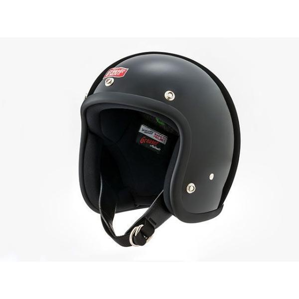 ☆Greaser Helmets ジェットヘルメット ブラック Lサイズ☆ GREASER Style ジェットヘルメット 60's PLAIN（ブラック） サイズ S