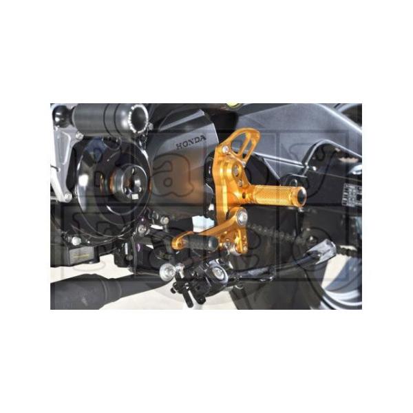 BABYFACE GROM バックステップ関連パーツ バックステップキット ソロ+ 正シフト カラー ゴールド ベビーフェイス