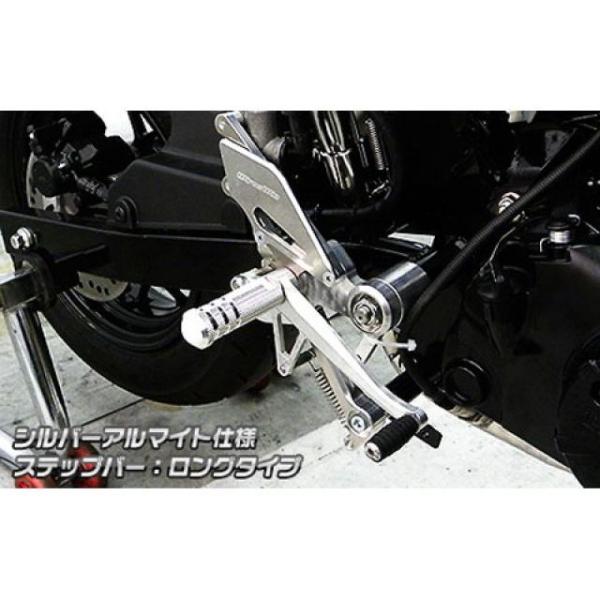 WirusWin 汎用 ステップ 汎用 アルミステップバー（1本） シルバーアルマイト ステップバー ロングタイプ ウイルズウィン