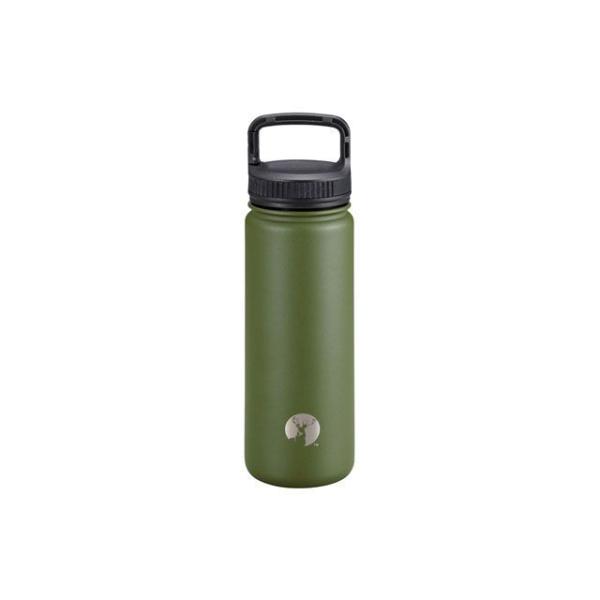 オリーブドラブ 水筒 ナイロン製 CAPTAIN STAG 水筒・ボトル・ポリタンク HDカラビナボトル500