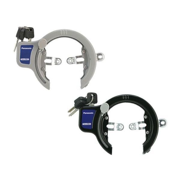 他サイト： Panasonic アクセサリー SAJ083 ディンプルキー後輪サークル錠（シルバー） パナソニック（自転車）の商品画像