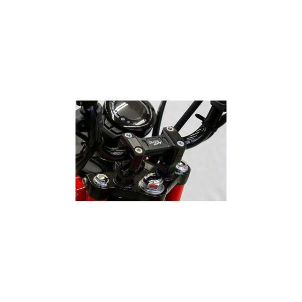 OVER RACING CT125 ハンドルポスト関連パーツ ハンドルライザー 