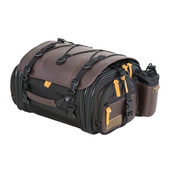 ●メーカー名：タナックス / TANAX●商品名：ミニフィールドシートバッグEX ヘリテイジエディションメーカー品番：MFK-307JANコード：45108191063371680Dポリエステル、PVCレザー、牛革200（H）×410（W）...