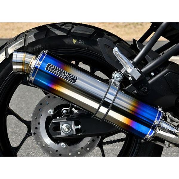 BMS-R BMS RACING FACTORY XSR125 マフラー本体 R-EVO ヒートチタン