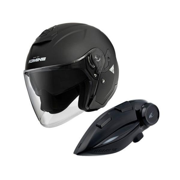 Komine ジェットヘルメット マットブラック コミネ（Komine） ジェットヘルメット KK-902モーターサイクルインター