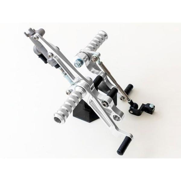 DRAFT バックステップ関連パーツ BILLETバックステップ TYPE-Z（シルバー） DRAFT