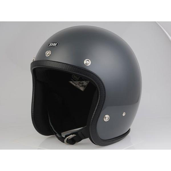 SHM ジェットヘルメット SHM Lot-500 グレー SHM ジェットヘルメット Lot-500（ガンシップグレー） サイズ XL