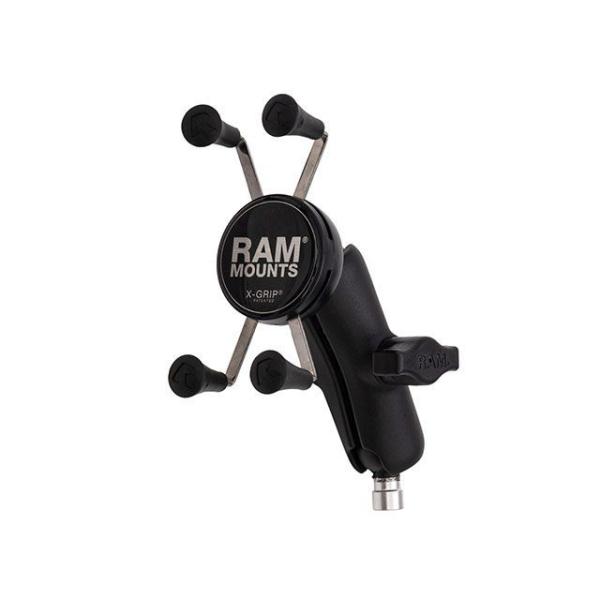 RAM MOUNTS 電子機器類 ジムニー専用スマートフォンホルダー Xグリップ（S）＆M8ボルトベースセット（標準アーム）1インチボール ラムマウ…