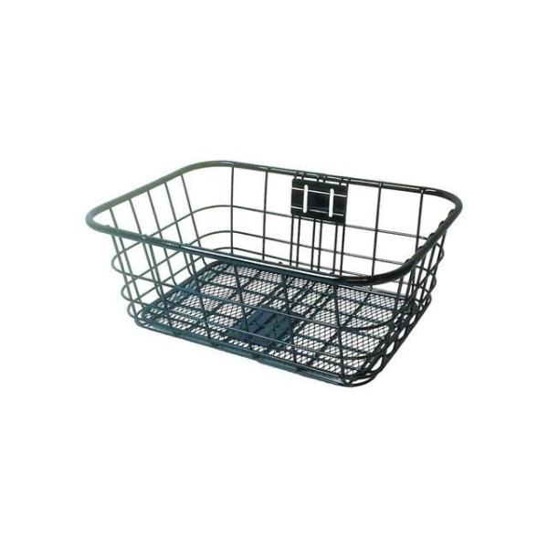 【メーカー直送】nishida-metal アクセサリー 上枠パイプ大型ワイヤーバスケット（ブラック） 西田金属製作所