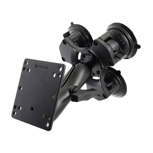 RAM MOUNTS 電子機器類 VESAプレート＆トリプルサクションベースセット（標準アーム）100x100mm 1.5インチボール ラムマウント