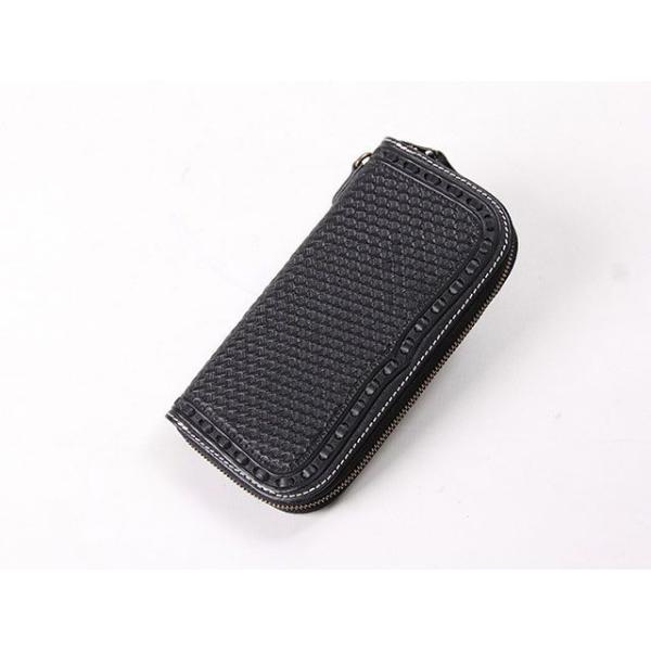 DEGNER（デグナー） 財布 W-87 カービングジップウォレット カラー