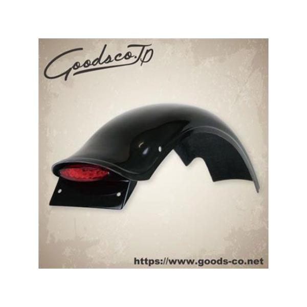 GOODS グッズ ラウンドボブフェンダーキット　SR400 SR500 GOODS SR400/500 フェンダー ラウンドボブフェンダーキット レッド