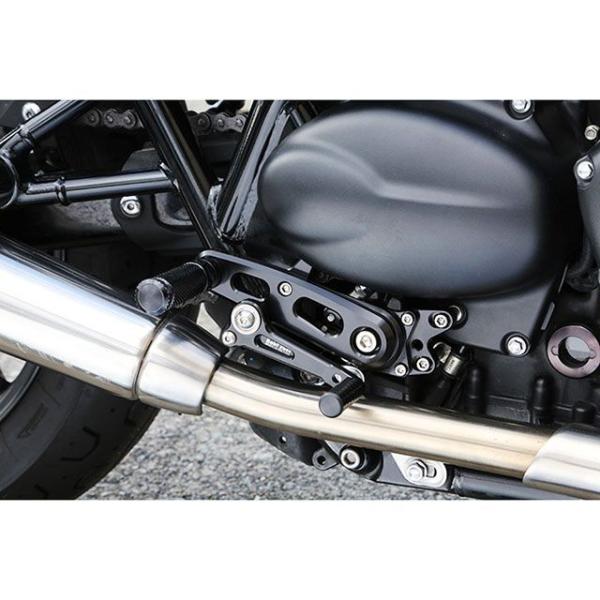 BABYFACE BONNEVILLE/STREET TWIN バックステップ関連パーツ バックステップキット カラー シルバー ベビーフェイス