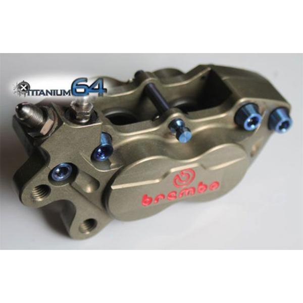 brembo 40mmピッチ チタンカラー TITANIUM64 汎用 その他ブレーキ用パーツ ブレンボ40mmレーシング