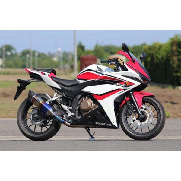 r's gear R's GEAR CBR400R マフラー本体 リアルスペック シングル