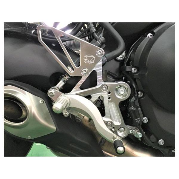 BEET バックステップ シルバー Webike | BEET ビート ハイパーバンク バックステップ ZX-14R(0113-KB8