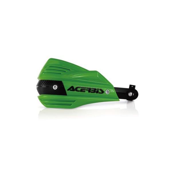 ACERBIS 汎用 ハンドル周辺パーツ AC-17557 X-FACTORハンドガード（グリーン） アチェルビス