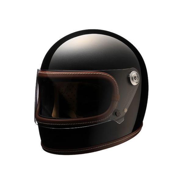 NIKITOR フルフェイスヘルメット Retro-One（GLOSS BLACK） サイズ L