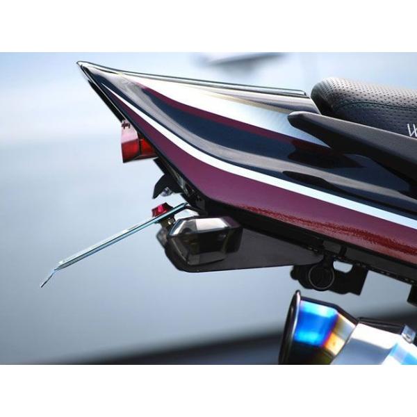 Bagus ZRX1200DAEG フェンダー 一体式フェンダーレスキット（ブラックアルマイト） カラー ブラックアルマイト バグース
