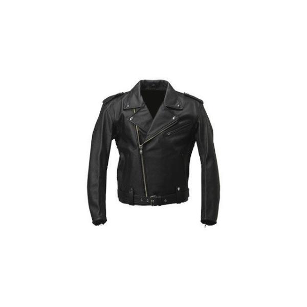 Rookie ジャケット RLJ-01N ダブルライダース LEATHER JAC（ブラック