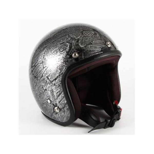 72JAM JET HELMET 72JAM ジェットヘルメット RASH カラー シルバー 72