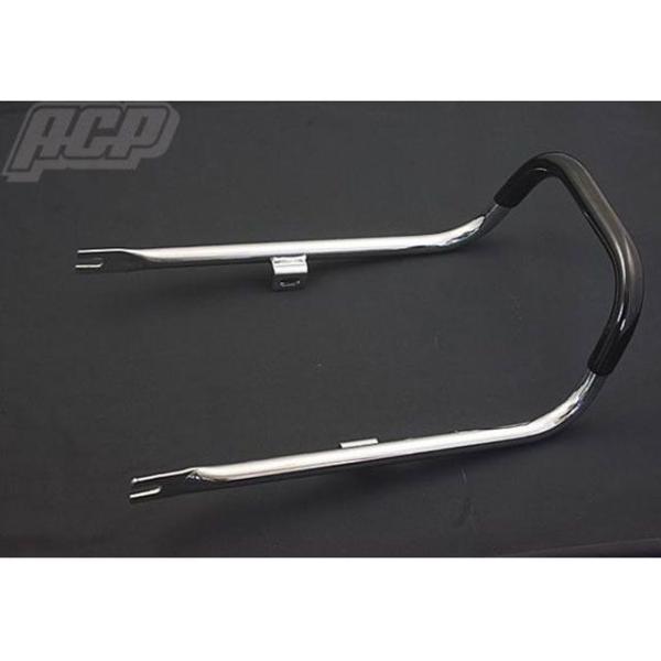 ACP CB400F タンデム用品 ゴム巻き タンデムバー（黒） バイク