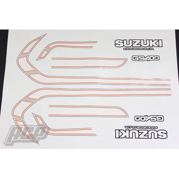 ACP ステッカー GS400 E2タイプ ラインステッカーセット カラー 黒