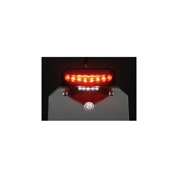 POSH Faith W650 テール関連パーツ アキュートLEDテールランプ Type2 LEDナンバー灯付き カラー：レッド ポッシュフェイス …  :74022-299311:パークアップバイク!店 通販 