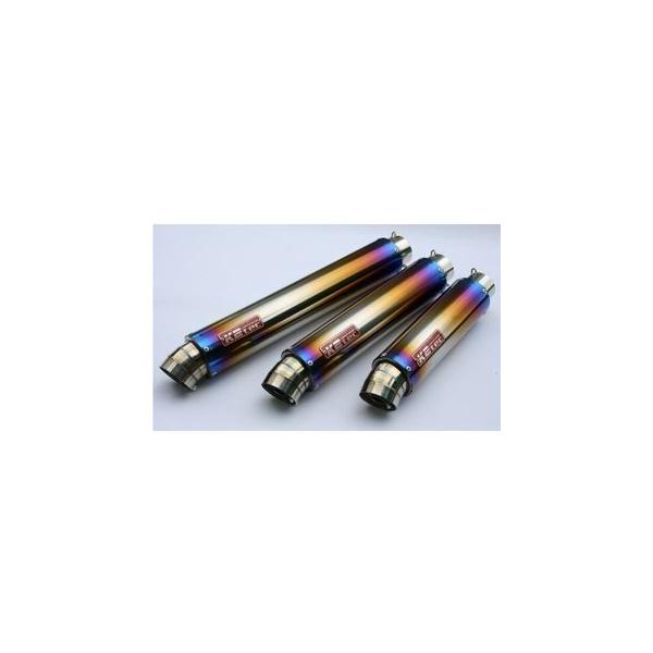 K2-tec 汎用 マフラー本体 GPスタイル STDチタンサイレンサー 3ピース