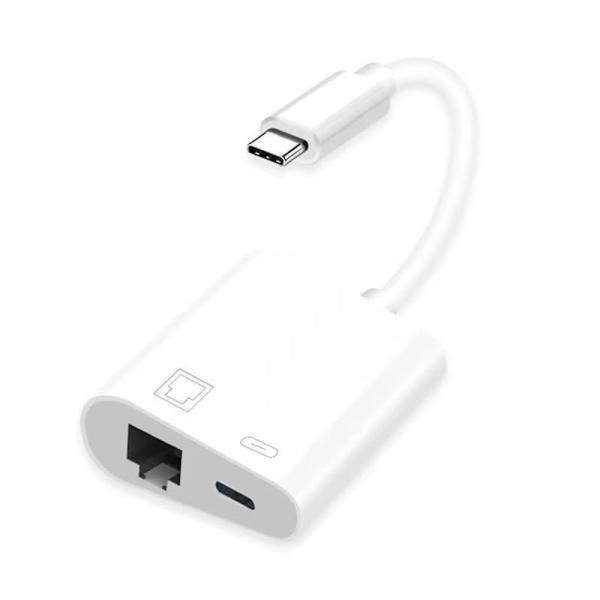 USB-C LAN USB Type C 有線LANアダプター 充電同時 タイプC イーサネット 100Mbp