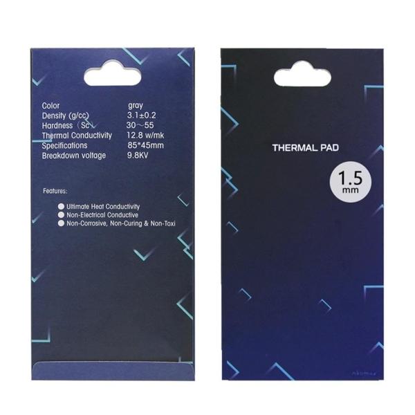他サイト： シリコンサーマルパッド、冷却ラジエーターフィン、85x45x1.5mm両面放熱シリコーの商品画像