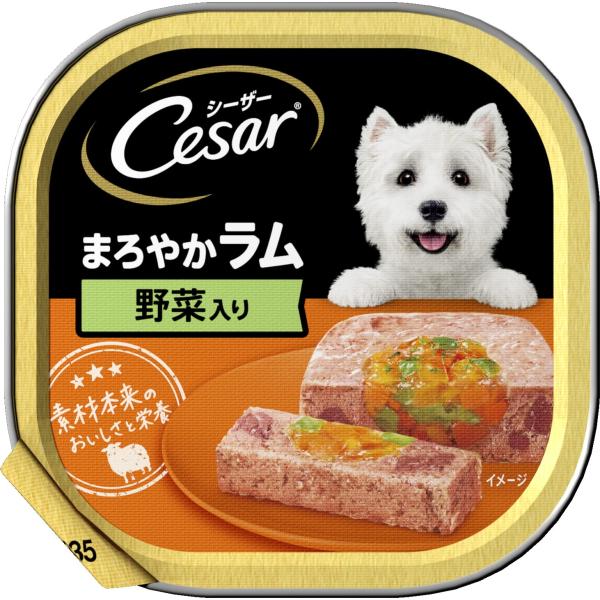 他サイト： シーザー 成犬用 まろやかラム 野菜入り 100g×24個 (まとめ買い) [ドッグフードの商品画像
