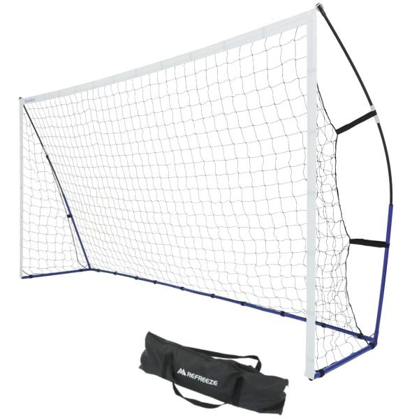REFREEZE リフリーズ 3.6×1.8m ポータブル サッカーゴール 収納バッグ付き フットサルゴール ゲーム 対戦 練習 トレーニング