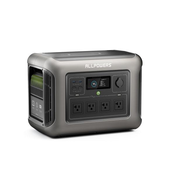 ALLPOWERS R1500 ポータブル電源 1152Wh大容量 AC出力(1800W 瞬間最大