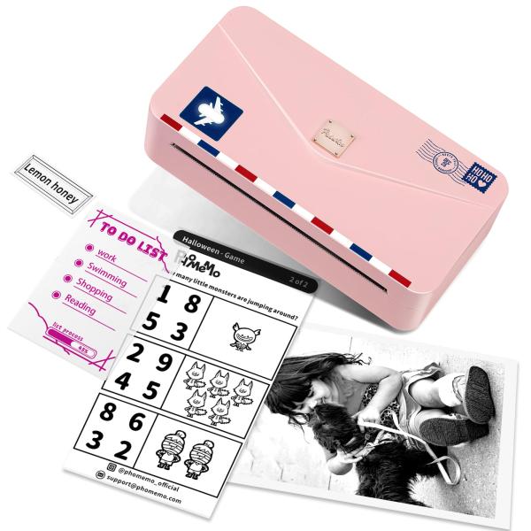 Phomemo M04AS モバイルプリンター 感熱式ミニプリンター15/53/80