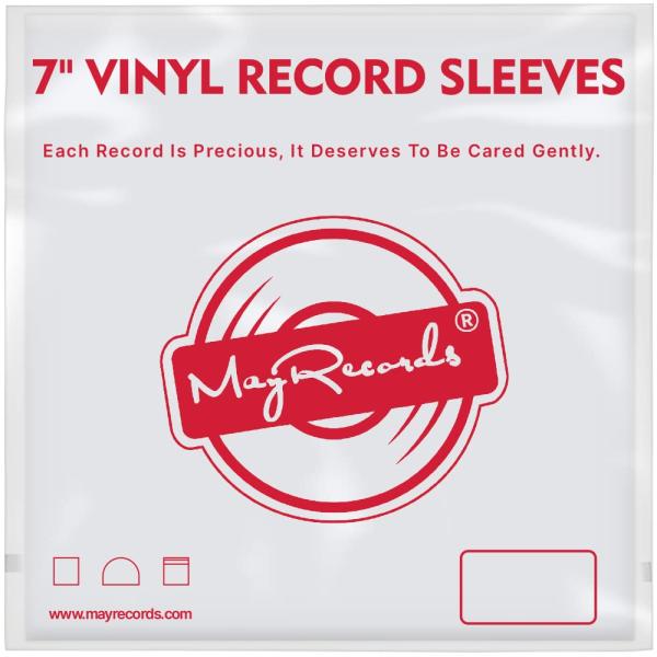 他サイト： MayRecords 50枚セット 7インチEPレコード外袋 シングル・ジャケット用アウターの商品画像