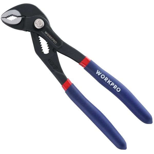 他サイト： WORKPRO ウォータポンププライヤー 12段調整構造 全長175mm クイックリリース調の商品画像