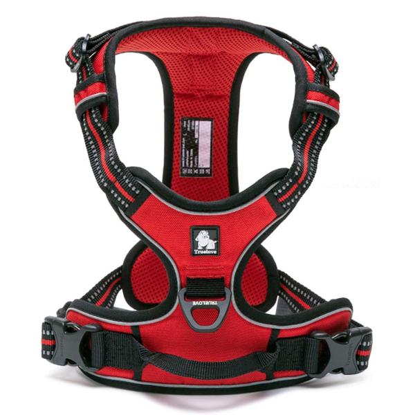 ３Ｍ反射ステッチ：ハーネスはかわいいだけでなく、夜になると反射するので安全、暗い夜道でも目立ちます。入射した方向に対して集中的に反射するため、ライトに照らされると、遠くからでもよく見えます。高級なオックスフォード素材：愛犬のカラダに触れる部...