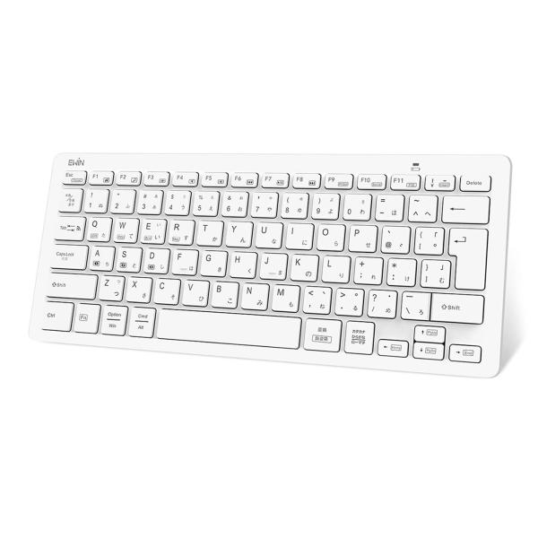 他サイト： Ewin キーボード ワイヤレス bluetooth 小型 静音 薄型 軽量 コンパクト 日本語の商品画像