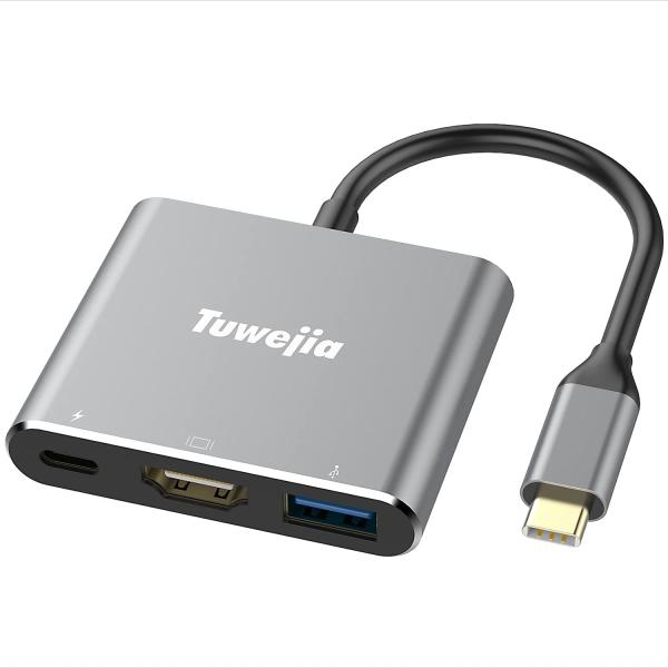 他サイト： USB Type-c HDMI アダプタ Tuwejia Usb タイプc ４K 解像度 hdmiポート+USB 3.0の商品画像