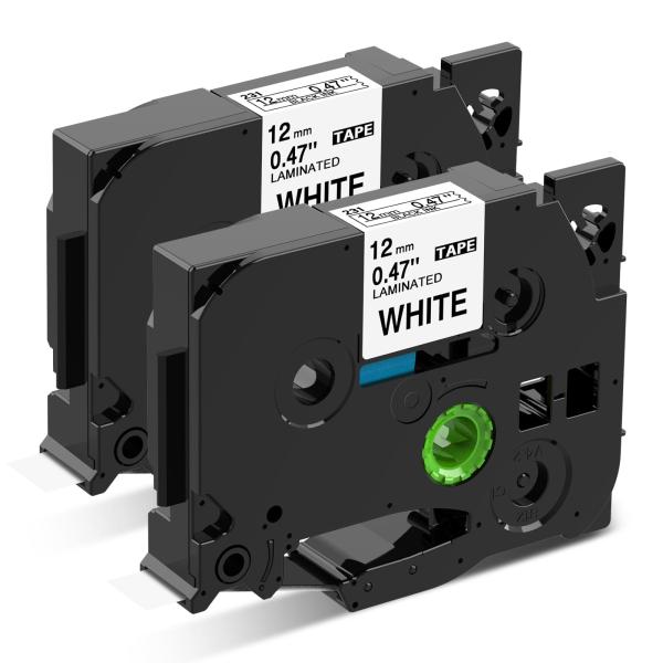 1.仕様（白地に〓字、2個セット）；互換型番（ブラザー tzeテープ Brother TZe-231 p-touch ）2.サイズ：テプラ幅12mm 長さ8m。活用場所：オフィス、学校、各種施設、病院、建設、製造、ビル管理、店舗、屋外使用…...